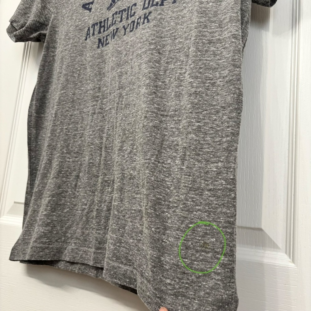 Gray Athletic Dept Graphic Tee | Abercrombie L - Picture 5 of 9